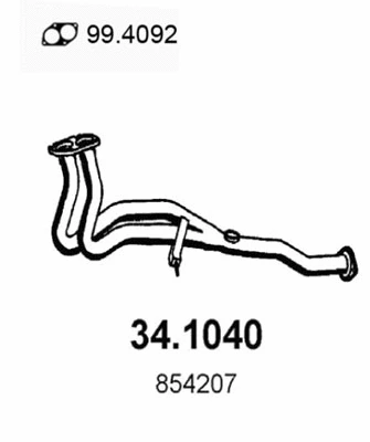 Exhaust Pipe (34.1040)