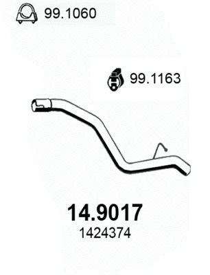 Exhaust Pipe (14.9017)