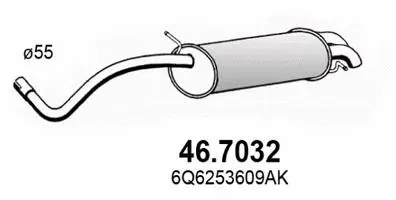 Rear Muffler (46.7032)