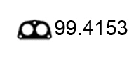 Gasket, exhaust pipe (99.4153)