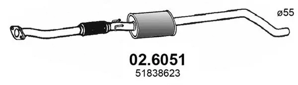 Centre Muffler (02.6051)