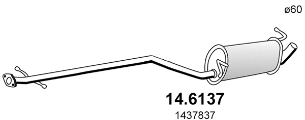 Centre Muffler (14.6137)