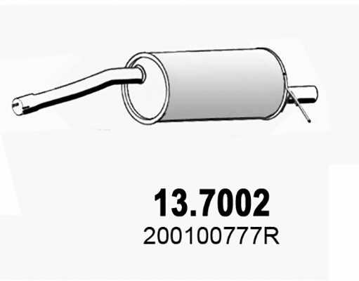 Rear Muffler (13.7002)