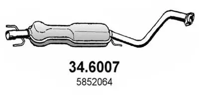 Centre Muffler (34.6007)