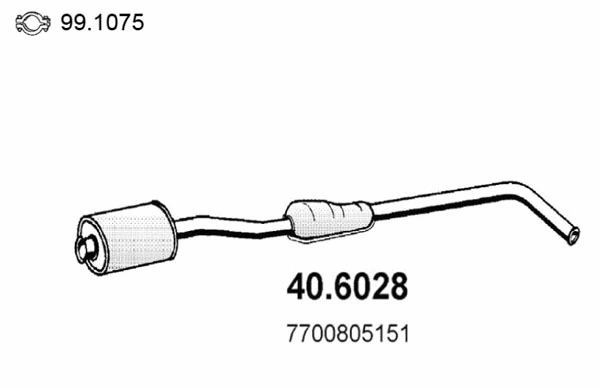 Centre Muffler (40.6028)