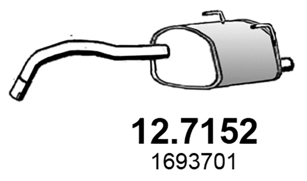 Rear Muffler (12.7152)