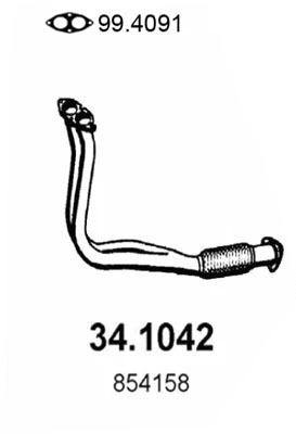 Exhaust Pipe (34.1042)