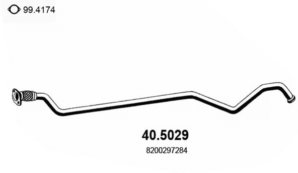 Exhaust Pipe (40.5029)