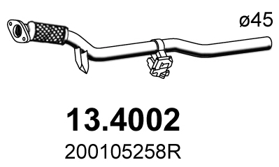 Exhaust Pipe (13.4002)