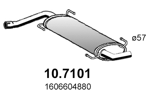 Rear Muffler (10.7101)