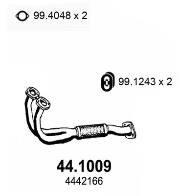Exhaust Pipe (44.1009)