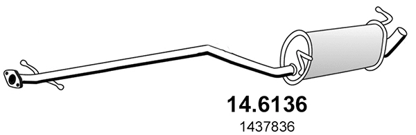 Centre Muffler (14.6136)