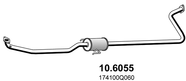 Centre Muffler (10.6055)