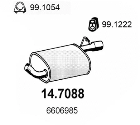 Rear Muffler (14.7088)