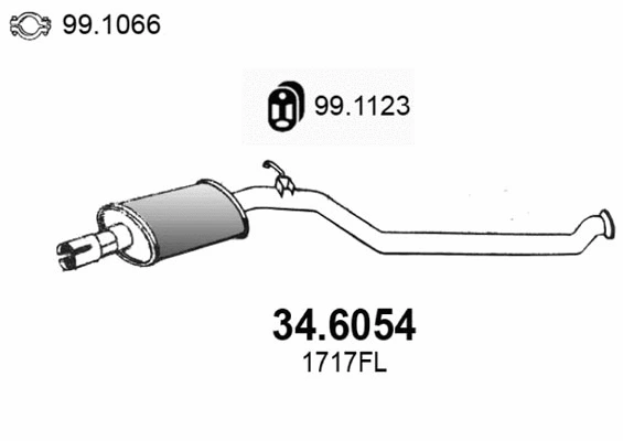 Centre Muffler (34.6054)