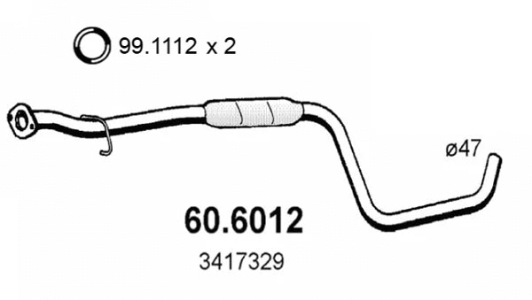 Centre Muffler (60.6012)
