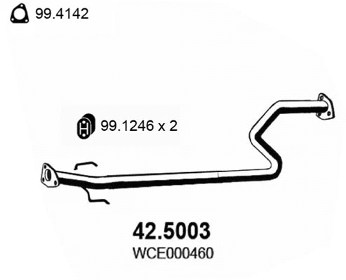Exhaust Pipe (42.5003)