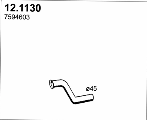 Exhaust Pipe (12.1130)