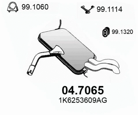 Rear Muffler (04.7065)