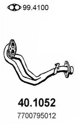 Exhaust Pipe (40.1052)