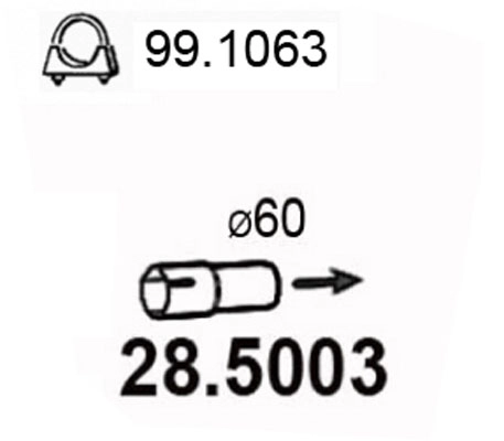 Exhaust Pipe (28.5003)