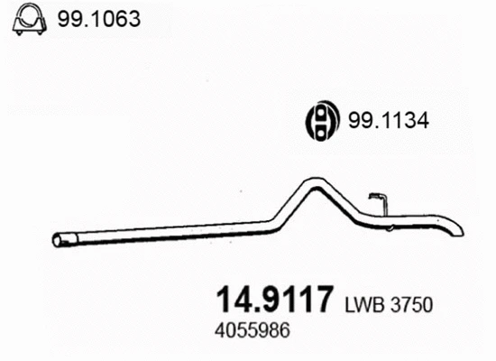 Exhaust Pipe (14.9117)