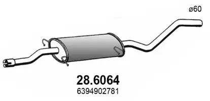 Centre Muffler (28.6064)