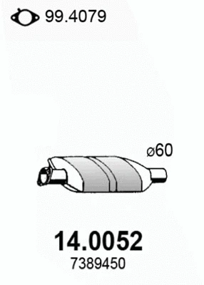 Catalytic Converter (14.0052)