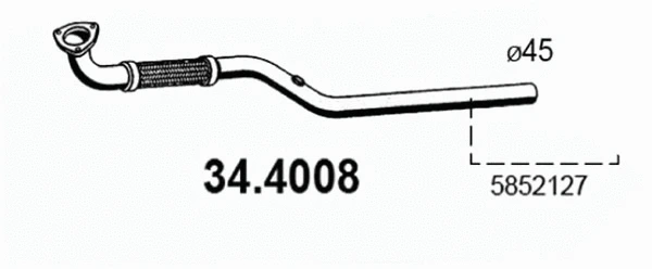 Exhaust Pipe (34.4008)