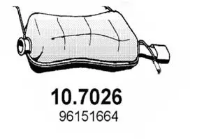 Rear Muffler (10.7026)