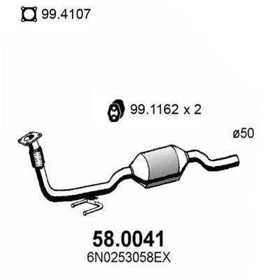 Catalytic Converter (58.0041)