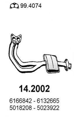 Front Muffler (14.2002)