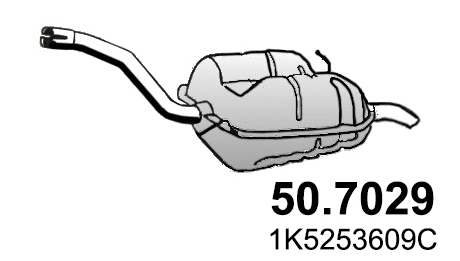 Rear Muffler (50.7029)
