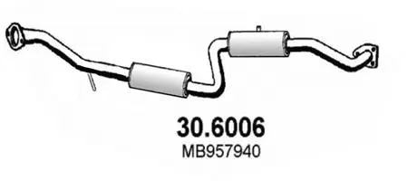 Centre Muffler (30.6006)