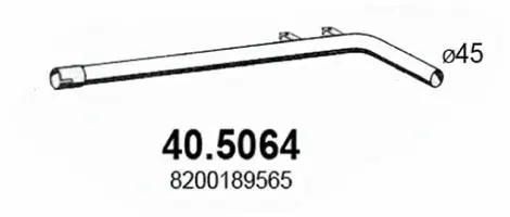 Exhaust Pipe (40.5064)