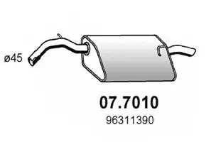 Rear Muffler (07.7010)