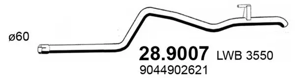 Exhaust Pipe (28.9007)