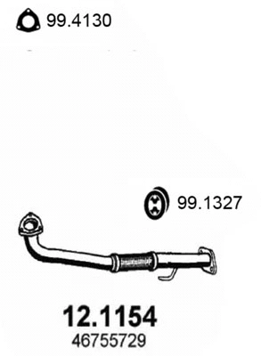 Exhaust Pipe (12.1154)