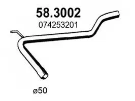 Exhaust Pipe (58.3002)