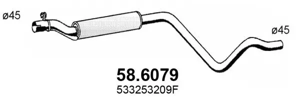 Centre Muffler (58.6079)