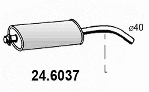 Centre Muffler (24.6037)