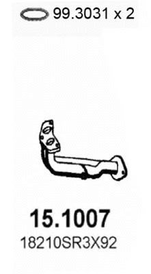 Exhaust Pipe (15.1007)