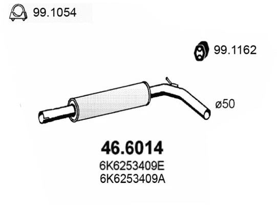 Centre Muffler (46.6014)