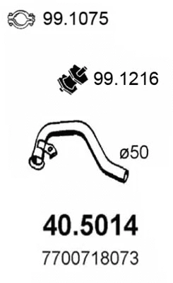 Exhaust Pipe (40.5014)