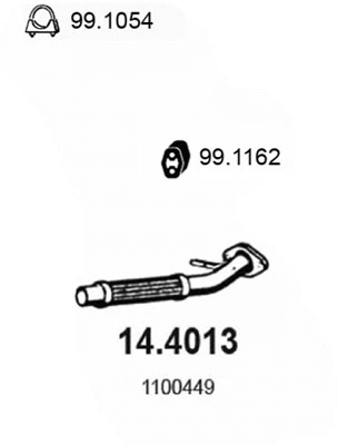 Exhaust Pipe (14.4013)