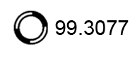 Seal Ring, exhaust pipe (99.3077)
