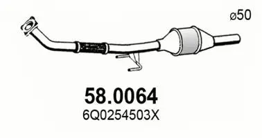 Catalytic Converter (58.0064)