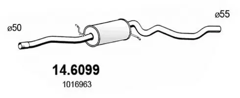 Centre Muffler (14.6099)