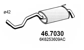Rear Muffler (46.7030)
