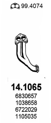 Exhaust Pipe (14.1065)